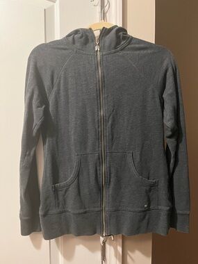 Victoria's Secret Charcoal Gray Hooded Zip Jacket